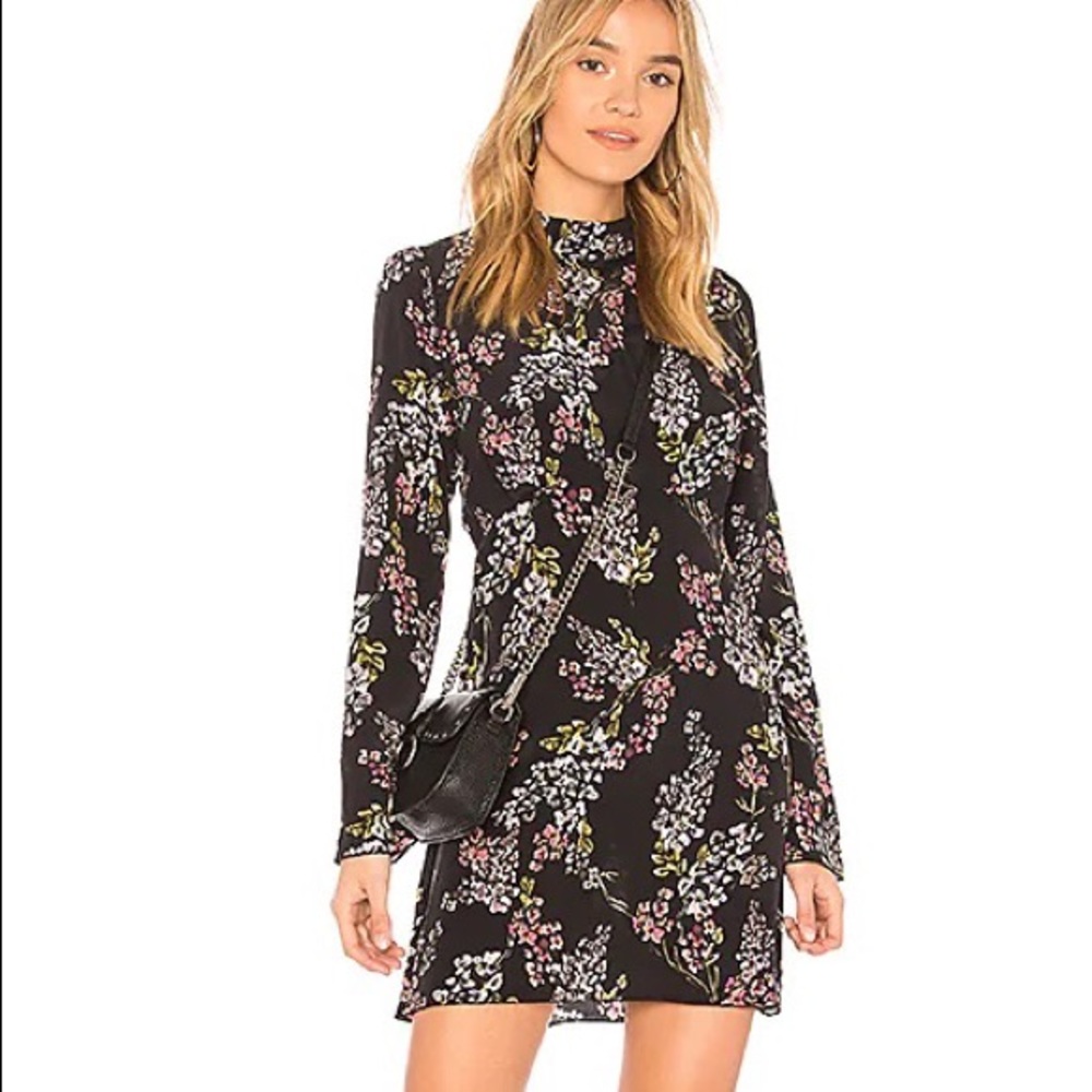Stone Cold Fox Woody Dress, Size 1 (Small) Black Autumn